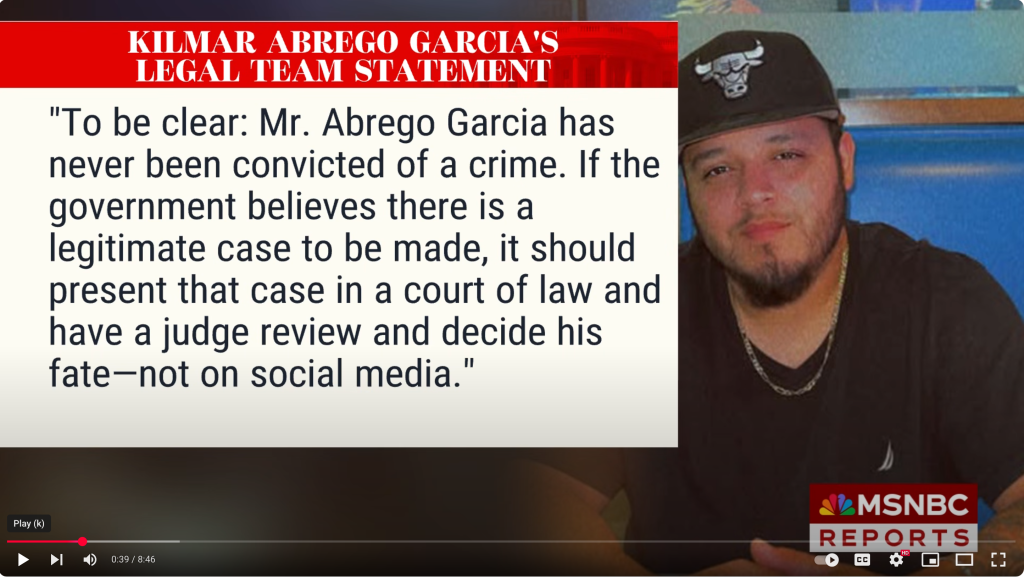 Clip from MSNBC